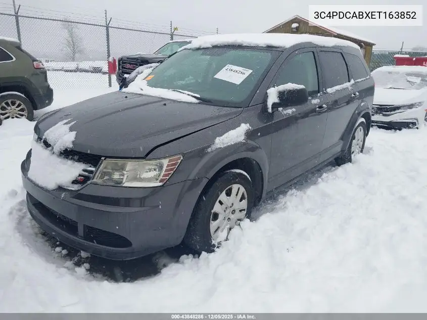 3C4PDCABXET163852 2014 Dodge Journey American Value Pkg