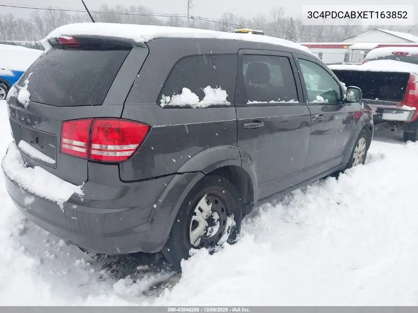 3C4PDCABXET163852 2014 Dodge Journey American Value Pkg