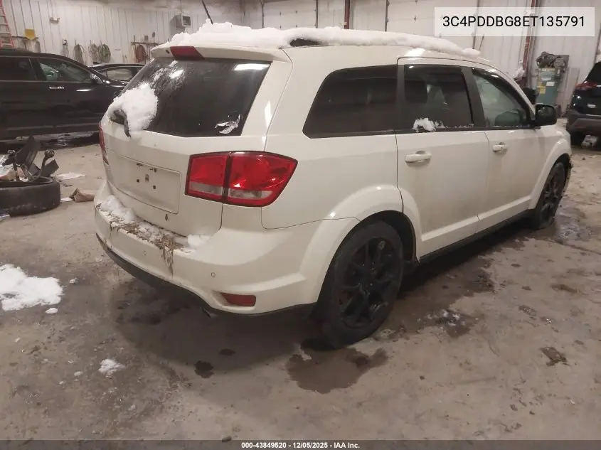 3C4PDDBG8ET135791 2014 Dodge Journey Sxt