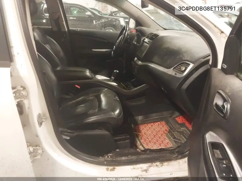 3C4PDDBG8ET135791 2014 Dodge Journey Sxt