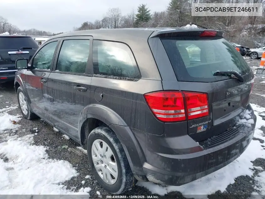 3C4PDCAB9ET246611 2014 Dodge Journey American Value Pkg