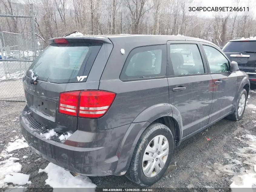 3C4PDCAB9ET246611 2014 Dodge Journey American Value Pkg