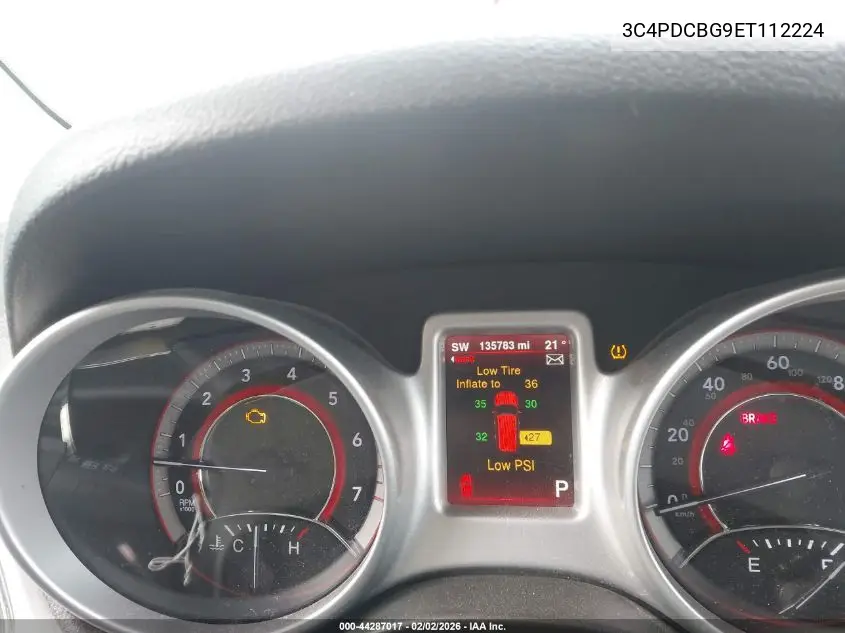 3C4PDCBG9ET112224 2014 Dodge Journey Sxt