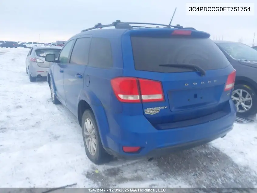 3C4PDCCG0FT751754 2015 Dodge Journey Sxt/Limited