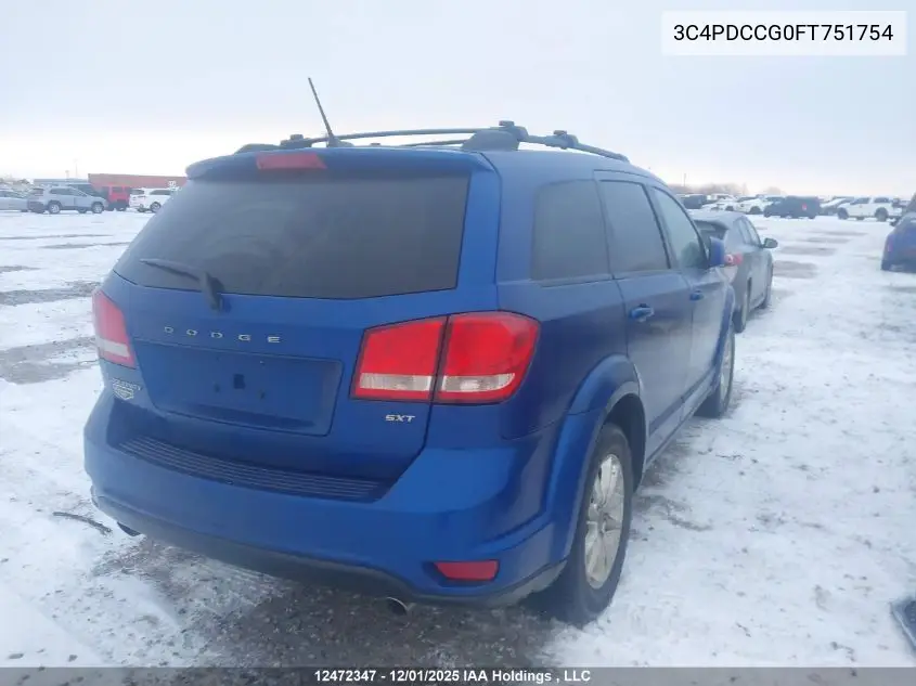 3C4PDCCG0FT751754 2015 Dodge Journey Sxt/Limited