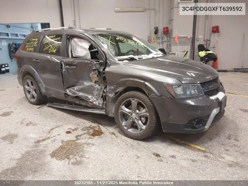 3C4PDDGGXFT639592 2015 Dodge Journey Crossroad