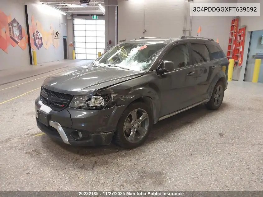 3C4PDDGGXFT639592 2015 Dodge Journey Crossroad