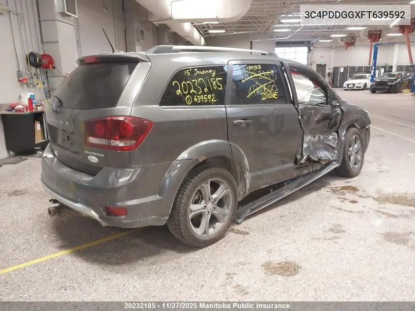 3C4PDDGGXFT639592 2015 Dodge Journey Crossroad