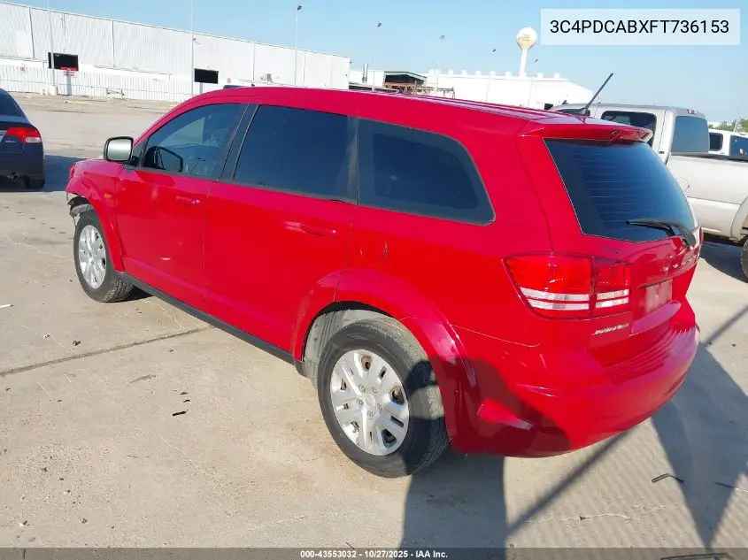 3C4PDCABXFT736153 2015 Dodge Journey American Value Pkg