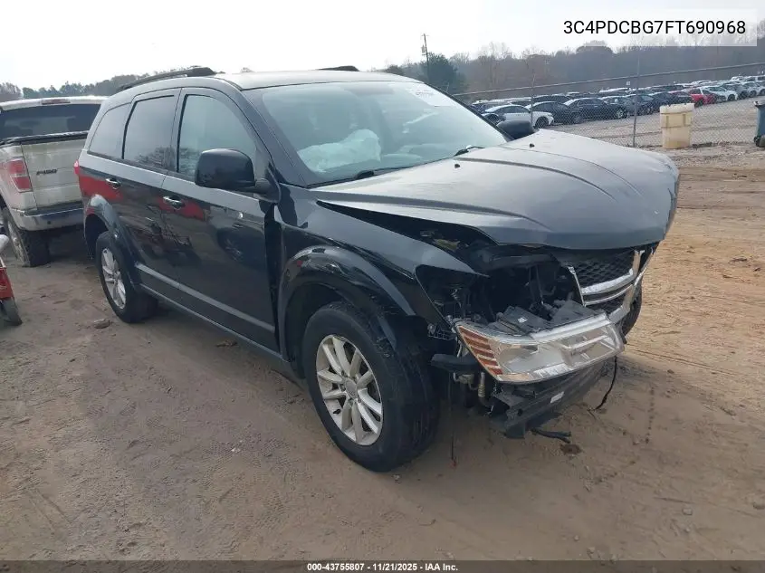 3C4PDCBG7FT690968 2015 Dodge Journey Sxt
