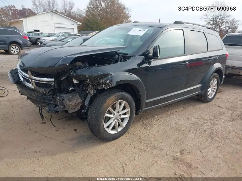 3C4PDCBG7FT690968 2015 Dodge Journey Sxt