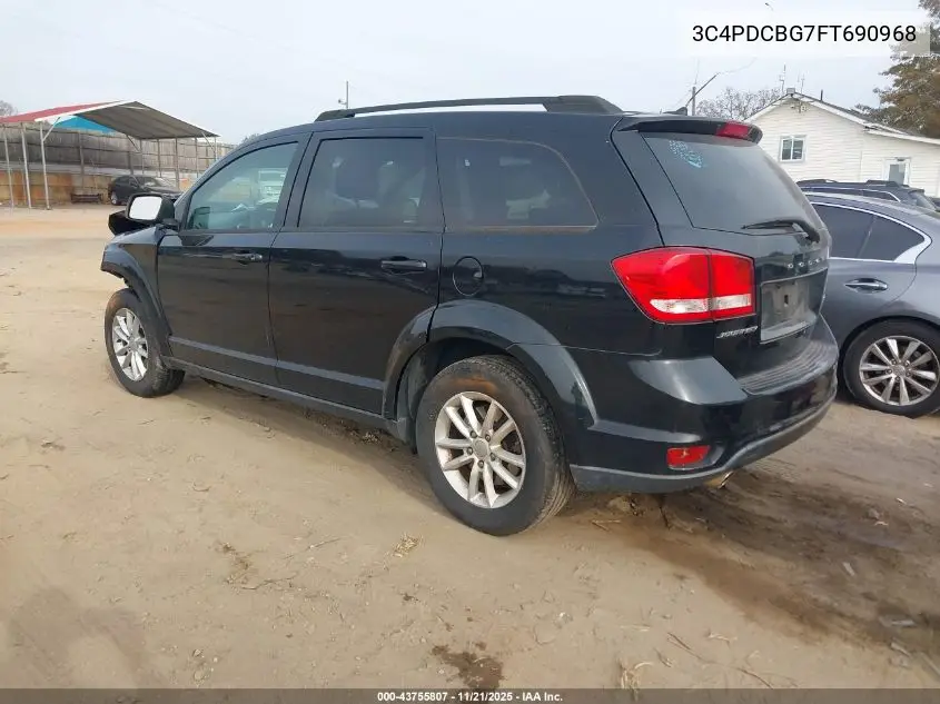 3C4PDCBG7FT690968 2015 Dodge Journey Sxt