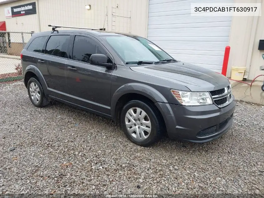3C4PDCAB1FT630917 2015 Dodge Journey American Value Pkg