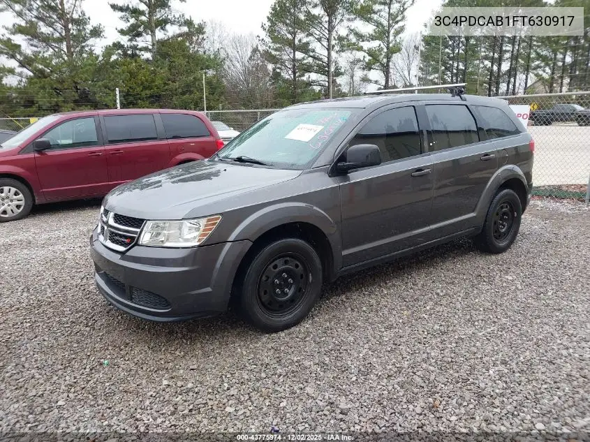 3C4PDCAB1FT630917 2015 Dodge Journey American Value Pkg