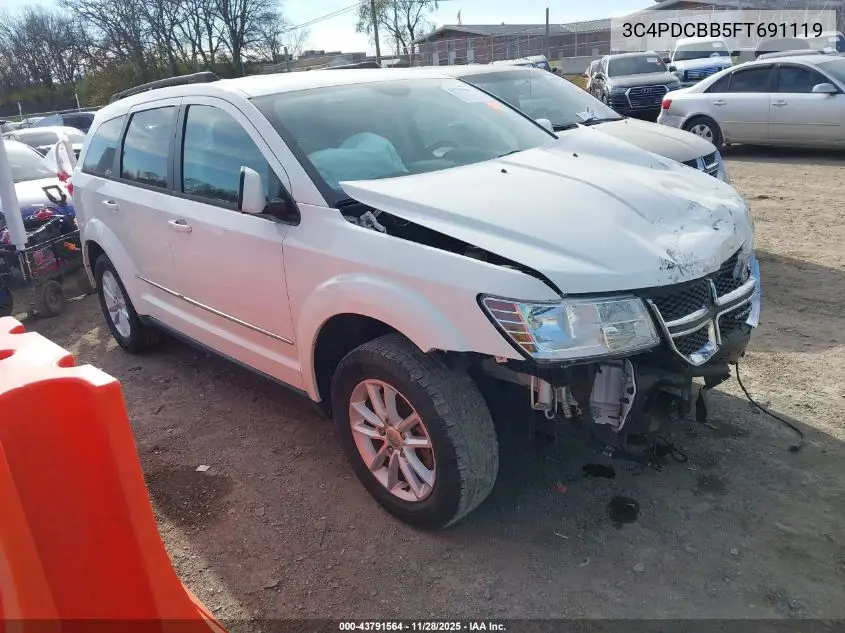 3C4PDCBB5FT691119 2015 Dodge Journey Sxt