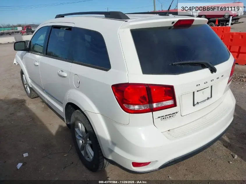 3C4PDCBB5FT691119 2015 Dodge Journey Sxt