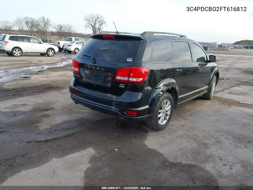 3C4PDCBG2FT616812 2015 Dodge Journey Sxt