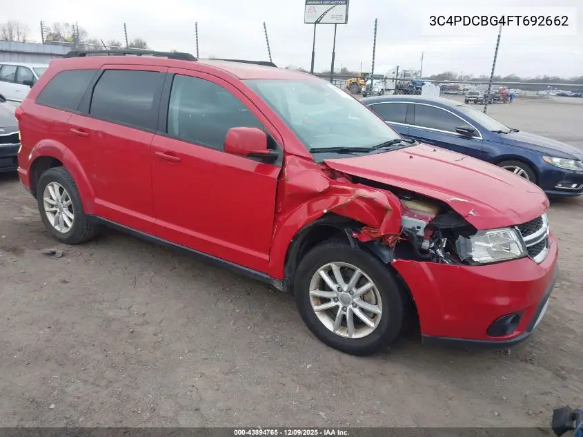 3C4PDCBG4FT692662 2015 Dodge Journey Sxt