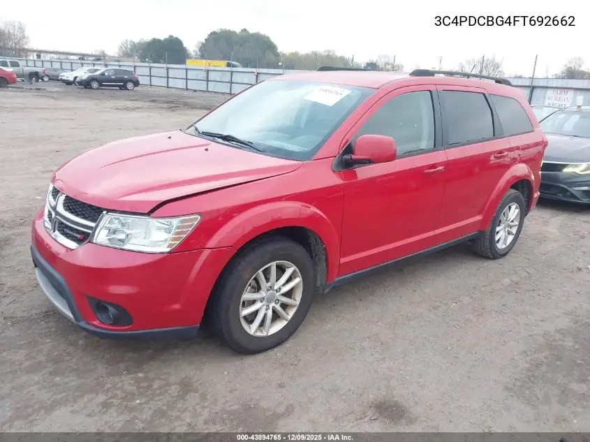 3C4PDCBG4FT692662 2015 Dodge Journey Sxt