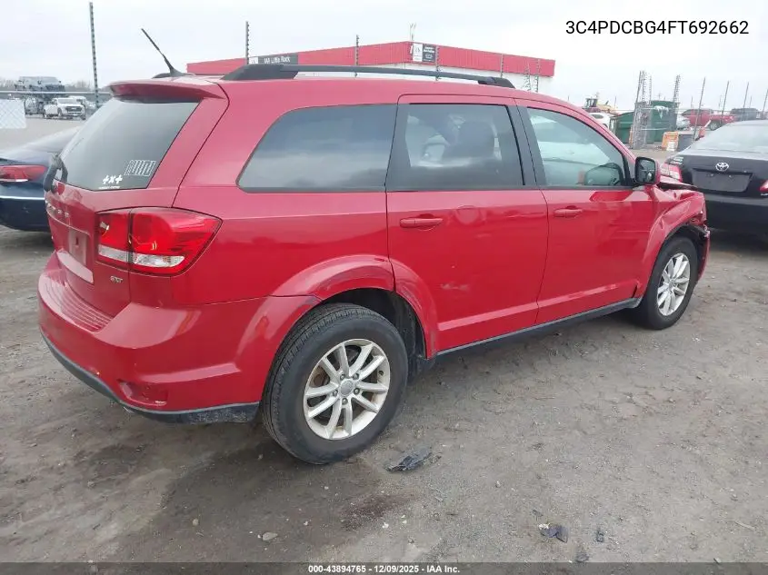3C4PDCBG4FT692662 2015 Dodge Journey Sxt