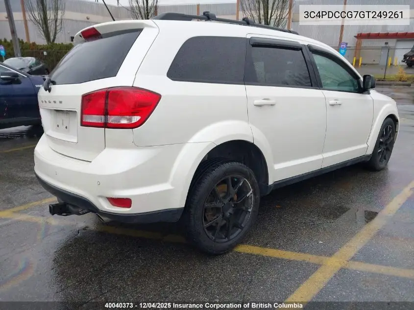 3C4PDCCG7GT249261 2016 Dodge Journey Sxt/Limited
