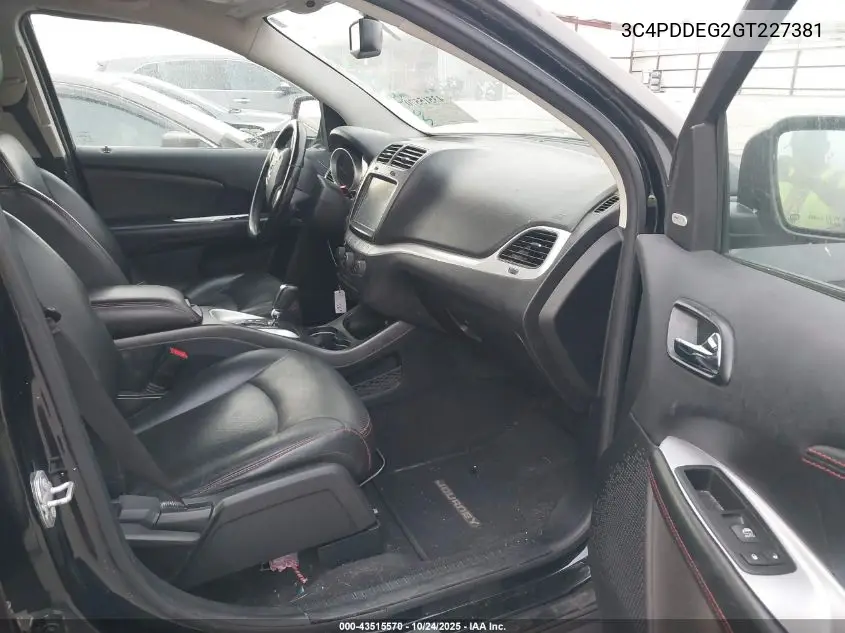 3C4PDDEG2GT227381 2016 Dodge Journey R/T