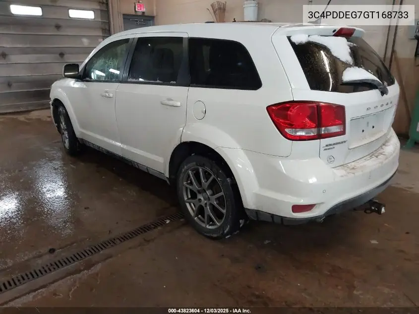 3C4PDDEG7GT168733 2016 Dodge Journey R/T