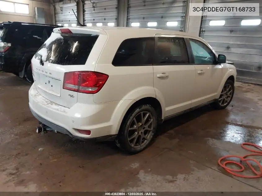 3C4PDDEG7GT168733 2016 Dodge Journey R/T
