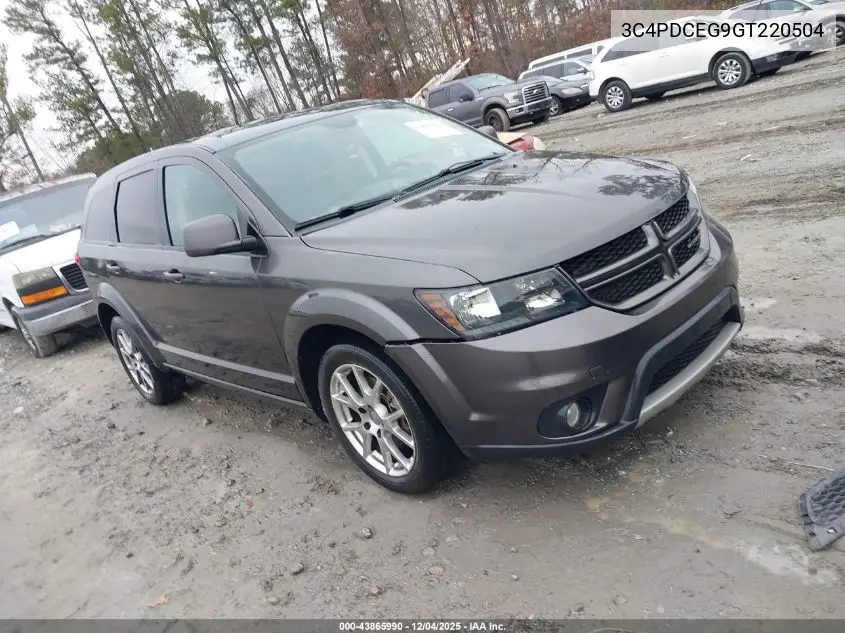 3C4PDCEG9GT220504 2016 Dodge Journey R/T