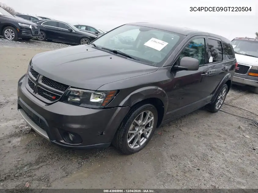 3C4PDCEG9GT220504 2016 Dodge Journey R/T