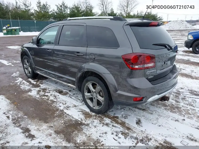 3C4PDDGG6GT210743 2016 Dodge Journey Crossroad Plus