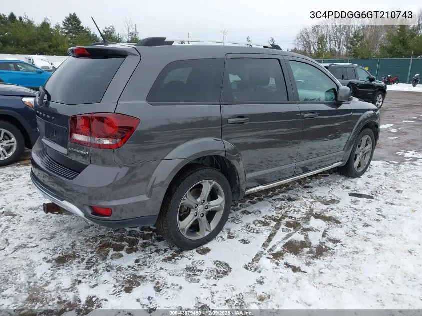 3C4PDDGG6GT210743 2016 Dodge Journey Crossroad Plus