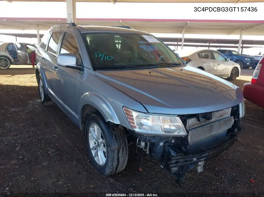 3C4PDCBG3GT157436 2016 Dodge Journey Sxt