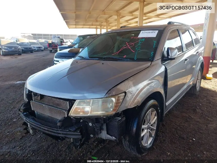 3C4PDCBG3GT157436 2016 Dodge Journey Sxt