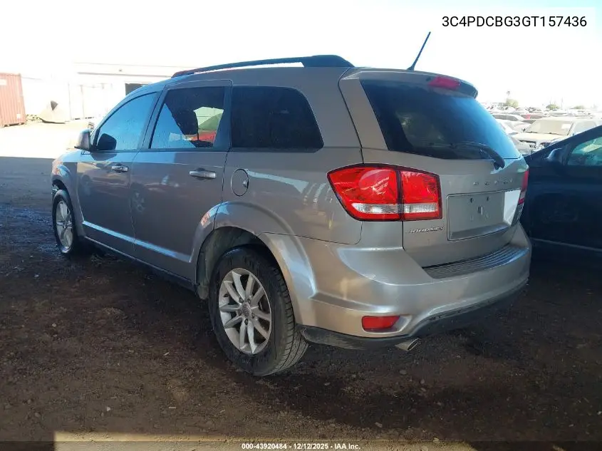 3C4PDCBG3GT157436 2016 Dodge Journey Sxt