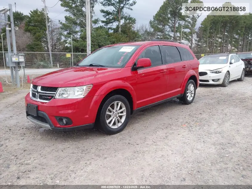 3C4PDCBG6GT218858 2016 Dodge Journey Sxt