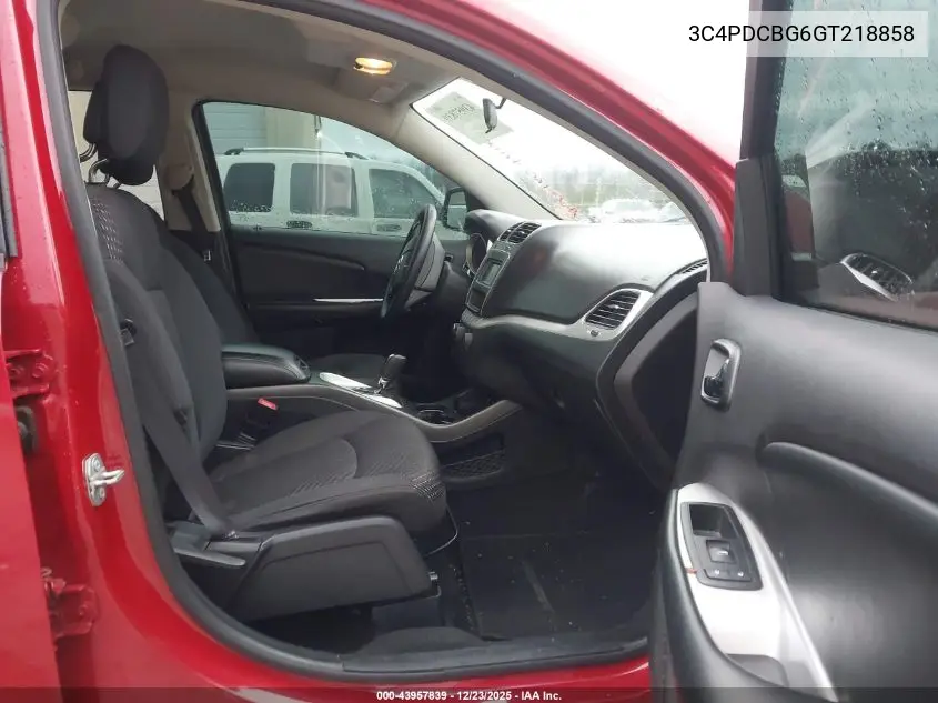 3C4PDCBG6GT218858 2016 Dodge Journey Sxt