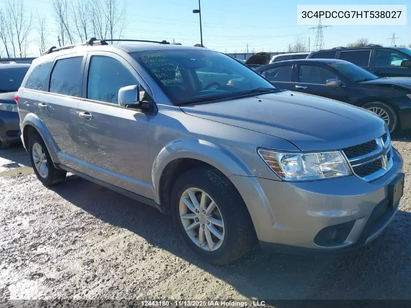 3C4PDCCG7HT538027 2017 Dodge Journey Sxt/Limited
