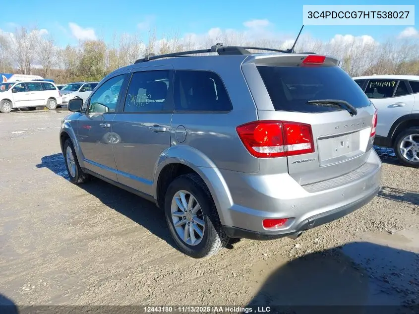3C4PDCCG7HT538027 2017 Dodge Journey Sxt/Limited