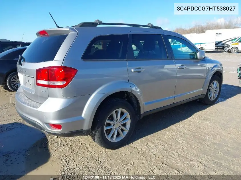 3C4PDCCG7HT538027 2017 Dodge Journey Sxt/Limited