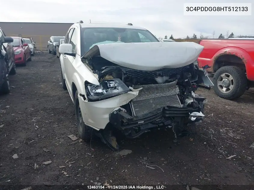 3C4PDDGG8HT512133 2017 Dodge Journey Crossroad