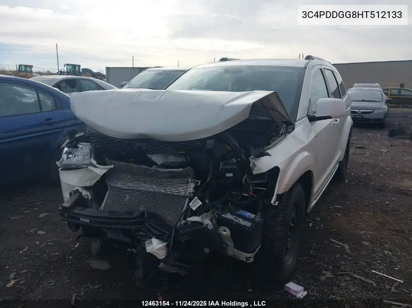 3C4PDDGG8HT512133 2017 Dodge Journey Crossroad