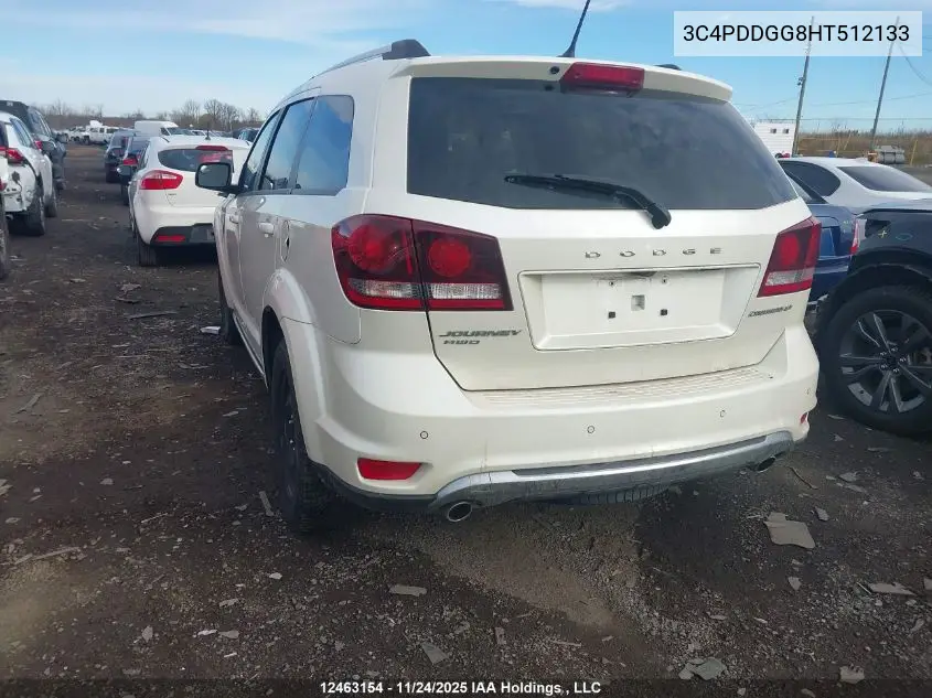 3C4PDDGG8HT512133 2017 Dodge Journey Crossroad