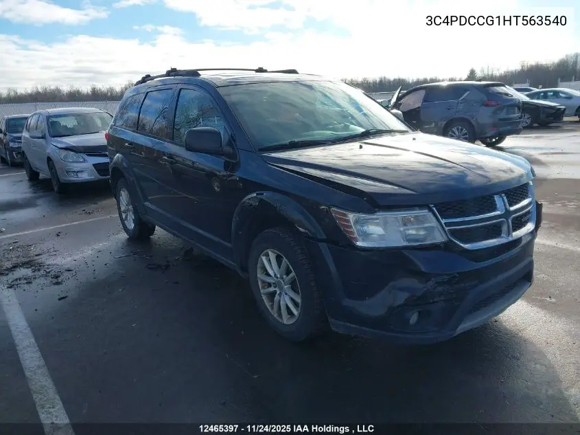 3C4PDCCG1HT563540 2017 Dodge Journey Sxt
