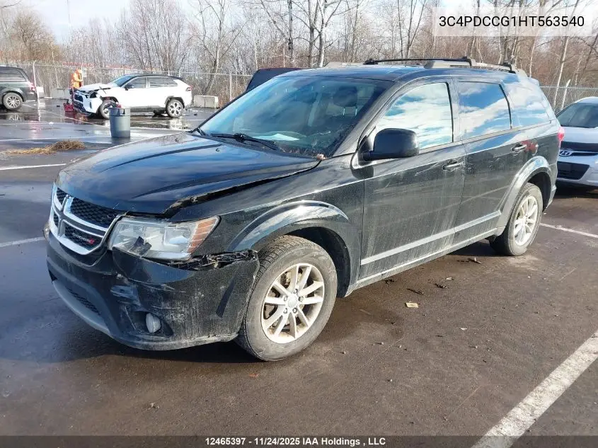 3C4PDCCG1HT563540 2017 Dodge Journey Sxt