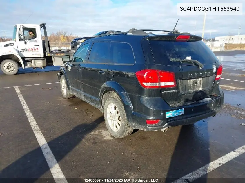 3C4PDCCG1HT563540 2017 Dodge Journey Sxt