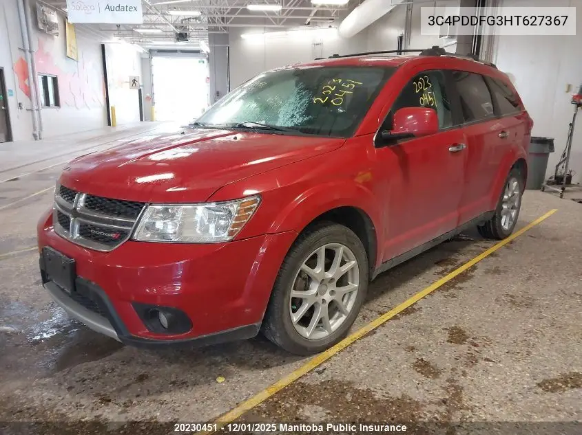 3C4PDDFG3HT627367 2017 Dodge Journey Gt