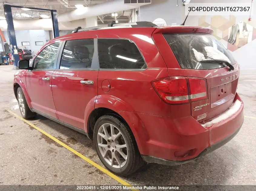3C4PDDFG3HT627367 2017 Dodge Journey Gt