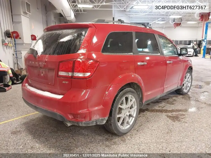 3C4PDDFG3HT627367 2017 Dodge Journey Gt