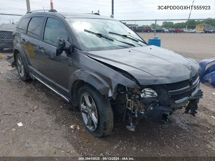 3C4PDDGGXHT555923 2017 Dodge Journey Crossroad Plus Awd